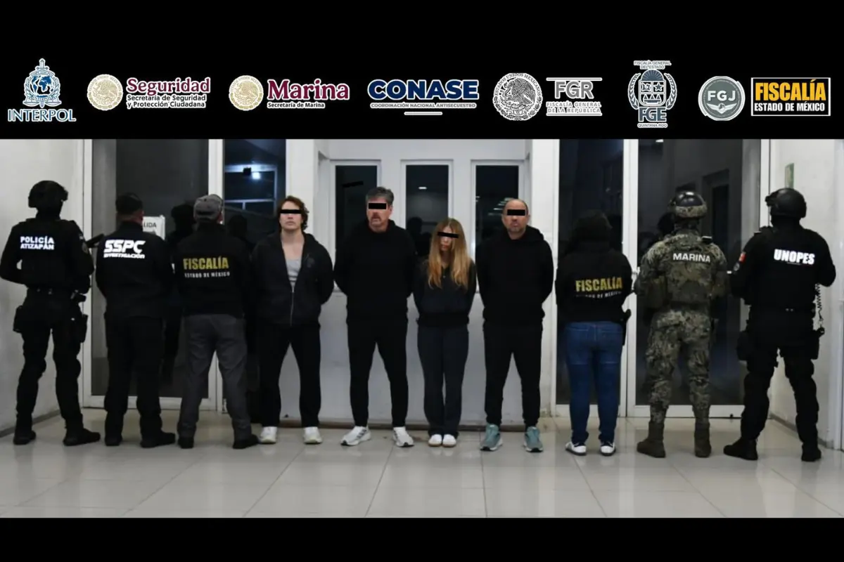 Implicados en el caso Lord Pádel detenidos para esclarecer el caso.  Foto: X (@FiscaliaEdomex)