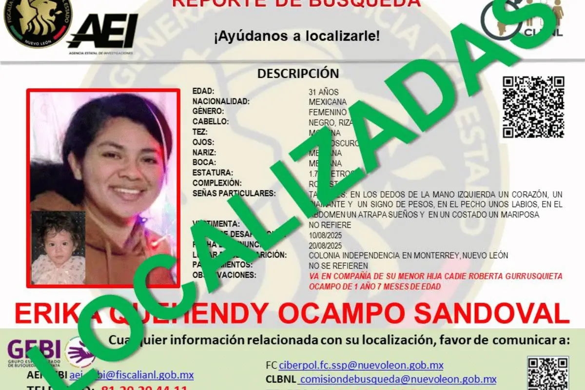 Con su localización, la ficha de búsqueda es desactivada. Foto: AEI.