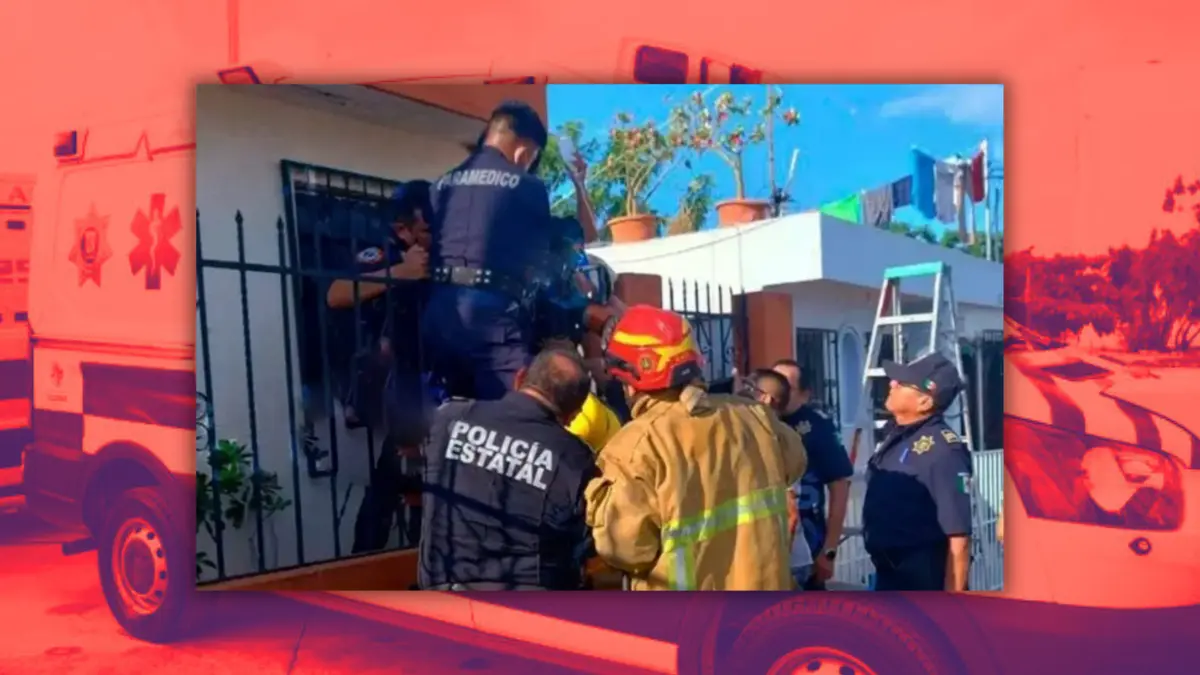La familia de la joven vivió momento de tensión durante el rescate Foto: Redes Sociales