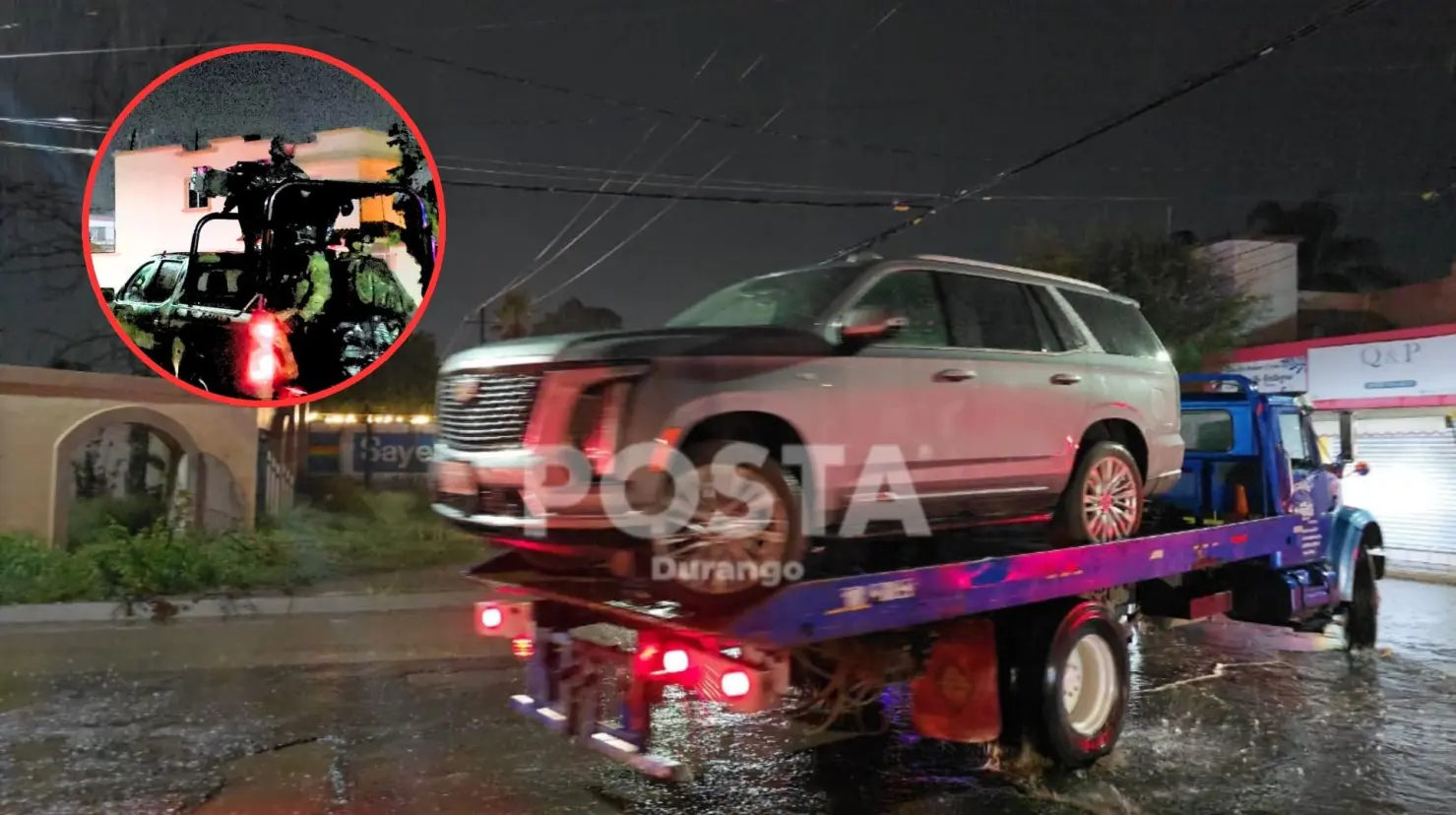 En un fuerte operativo por parte de la Guardia Nacional y Ejército Mexicano, se logró asegurar camionetas robadas. Foto: Luis Lozano.