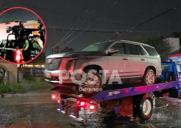 Aseguran Ejército y Guardia Nacional en Durango 4 camionetas robadas
