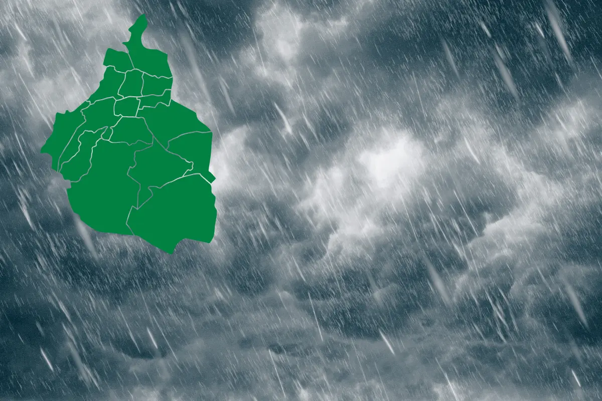 Clima de lluvias en CDMX. Foto: Canva
