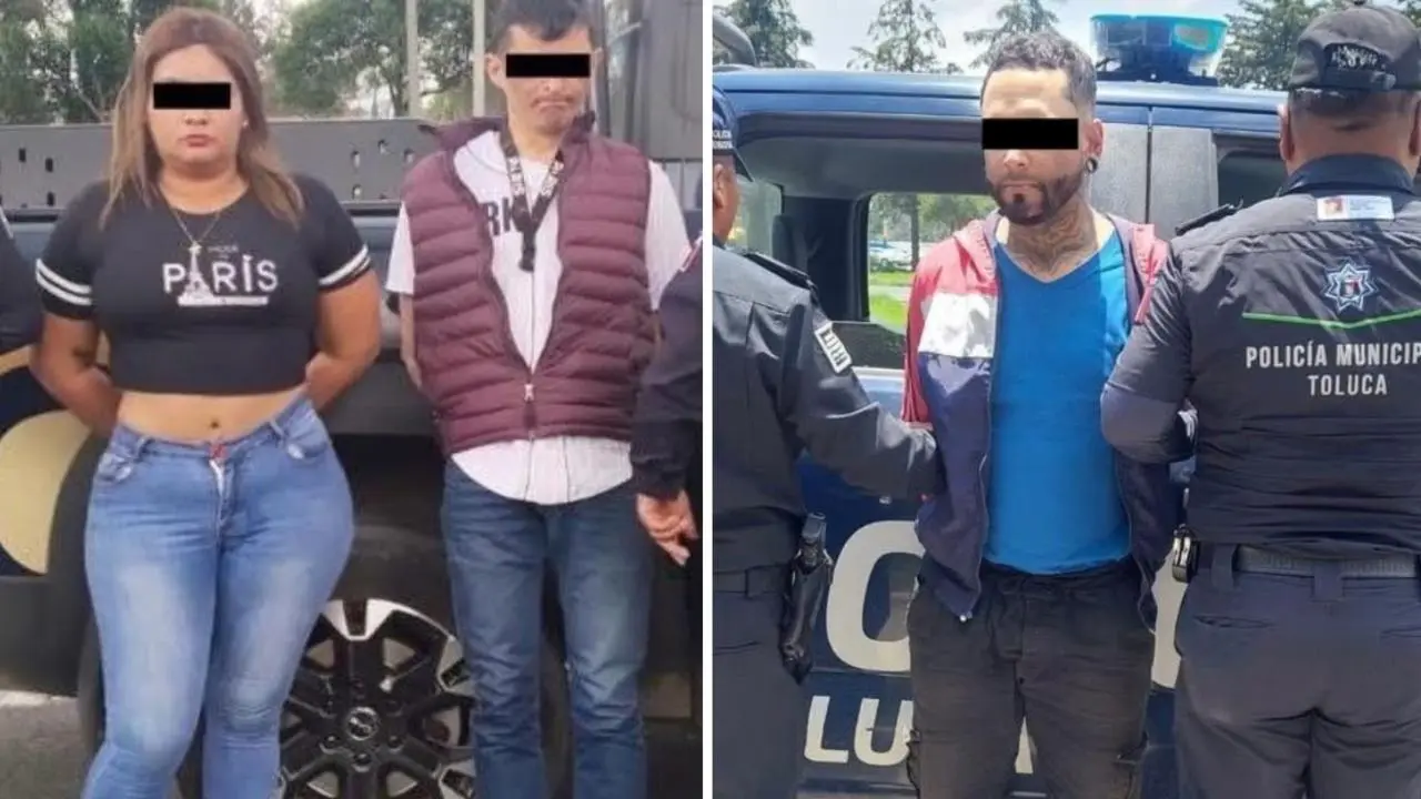 Detienen a tres extranjeros por extorsión “gota a gota” en Edomex. Foto: Reporte Valle de Toluca