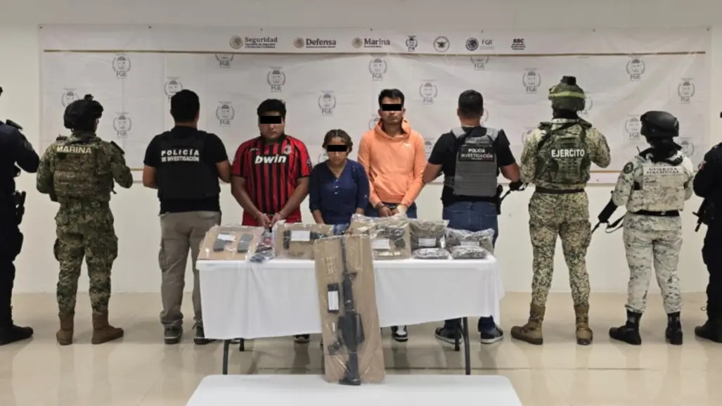 Detienen en Quintana Roo a ocho personas armados ligados al CJNG