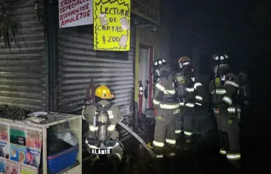 VIDEO | Fuerte incendio en el Mercado Juárez desata la movilización en Monterrey