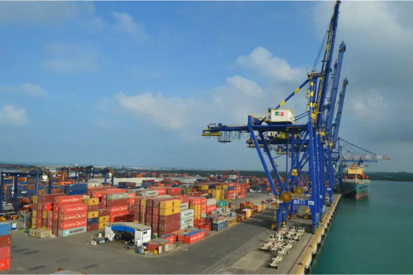 Imagen ilustrativa del puerto industrial de Altamira, lugar del faltas accidente. Foto: Axel Hassel