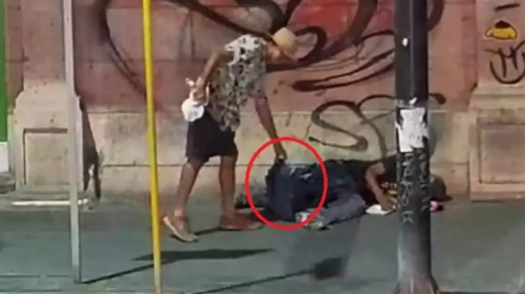 VIDEO | Hombre es detenido tras cometer robo en Monterrey gracias al C4
