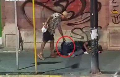 VIDEO | Hombre es detenido tras cometer robo en Monterrey gracias al C4