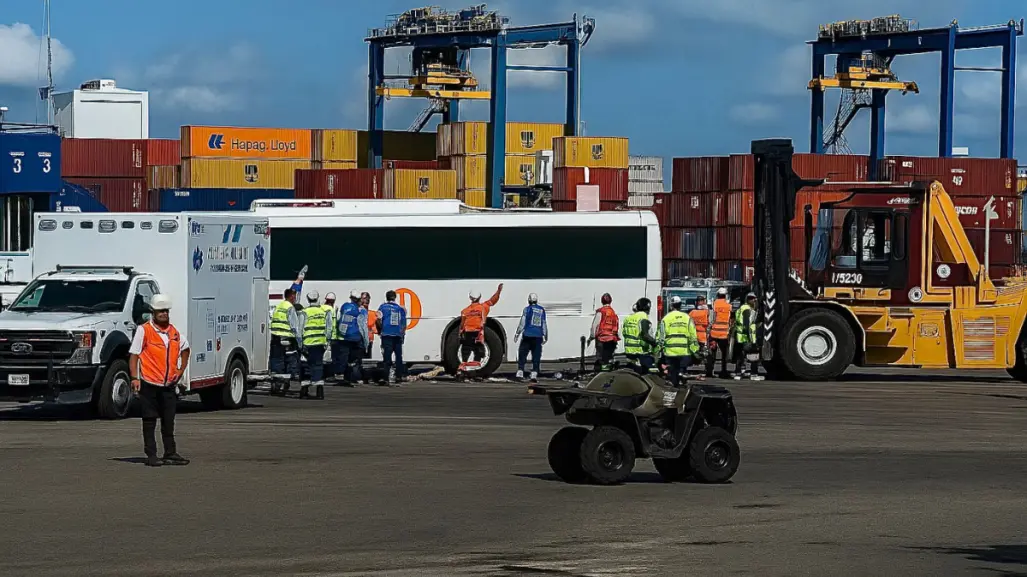 Tragedia en el puerto de Altamira: mujer muere tras ser atropellada por autobús de transporte