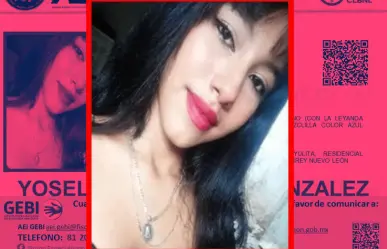 Buscan a Yoselin de la Cruz González, menor desaparecida en Monterrey