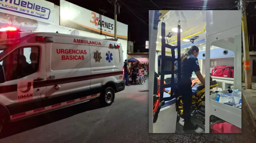 Mujer da a luz en ambulancia en Umán durante traslado al hospital