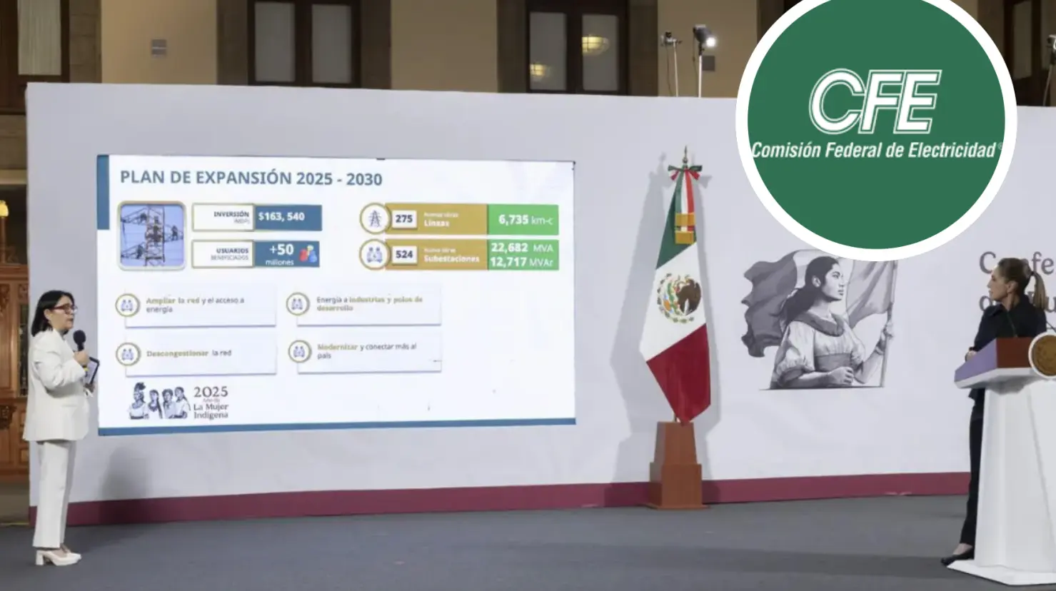 CFE invertirá en proyectos eléctricos para México y Coahuila / Foto: Gobierno de México | CFE | Canva