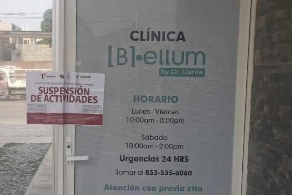 La medida, explicaron se basa en una estrategia especial instruida por el gobierno estatal para supervisar los establecimientos privados dedicados a la medicina estética. Foto: SSP