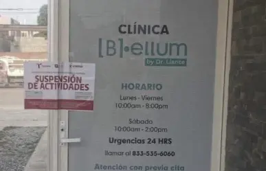 Clínica estética es clausurada en Tamaulipas por Coepris tras estas irregularidades