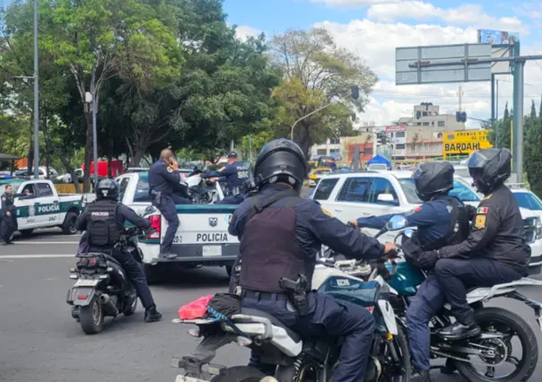 VIDEO | Momento exacto en que Cristopher patea a policía de CDMX que luego le disparó