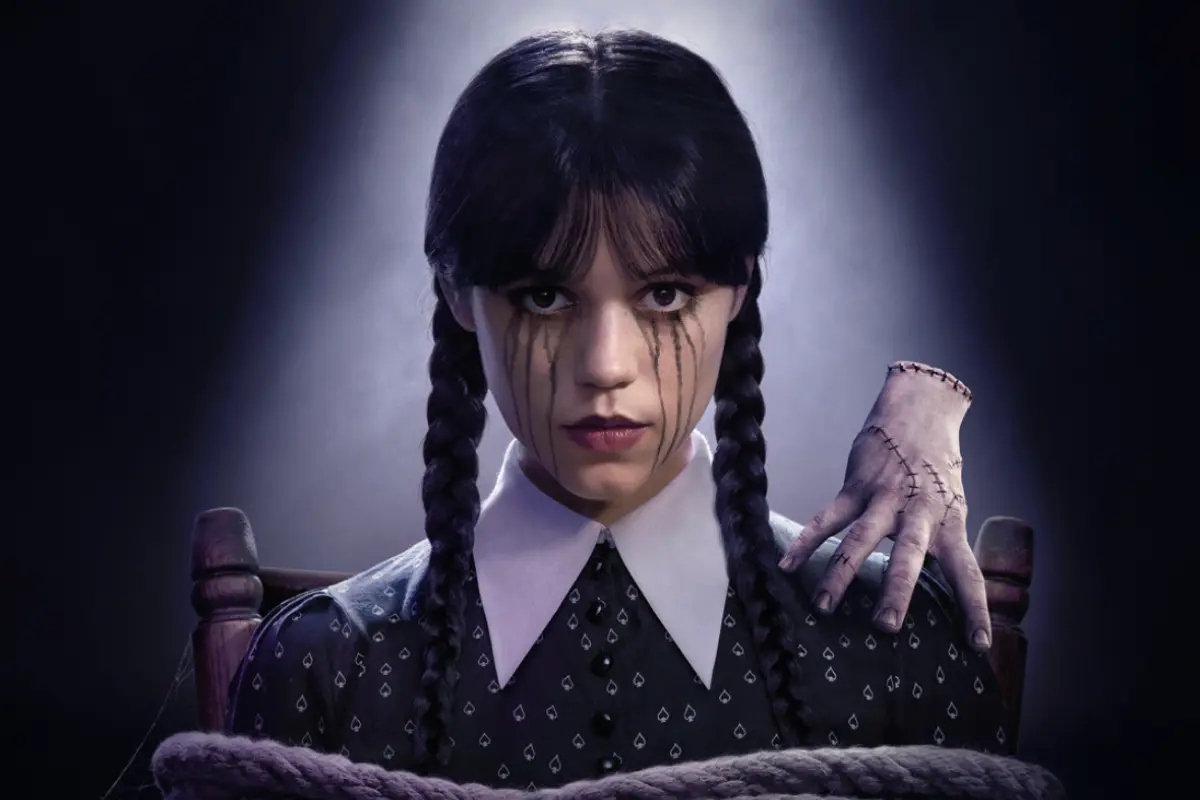 Se filtra póster de la tercera temporada de Merlina (Foto: IG @netflixla / Canva)