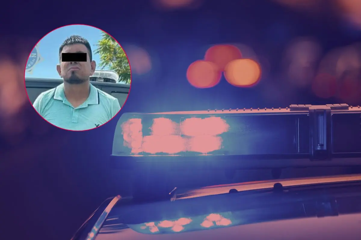 El detenido fue identificado como Isaac Alejandro “N”, de 35 años Foto: Gobierno de Juárez
