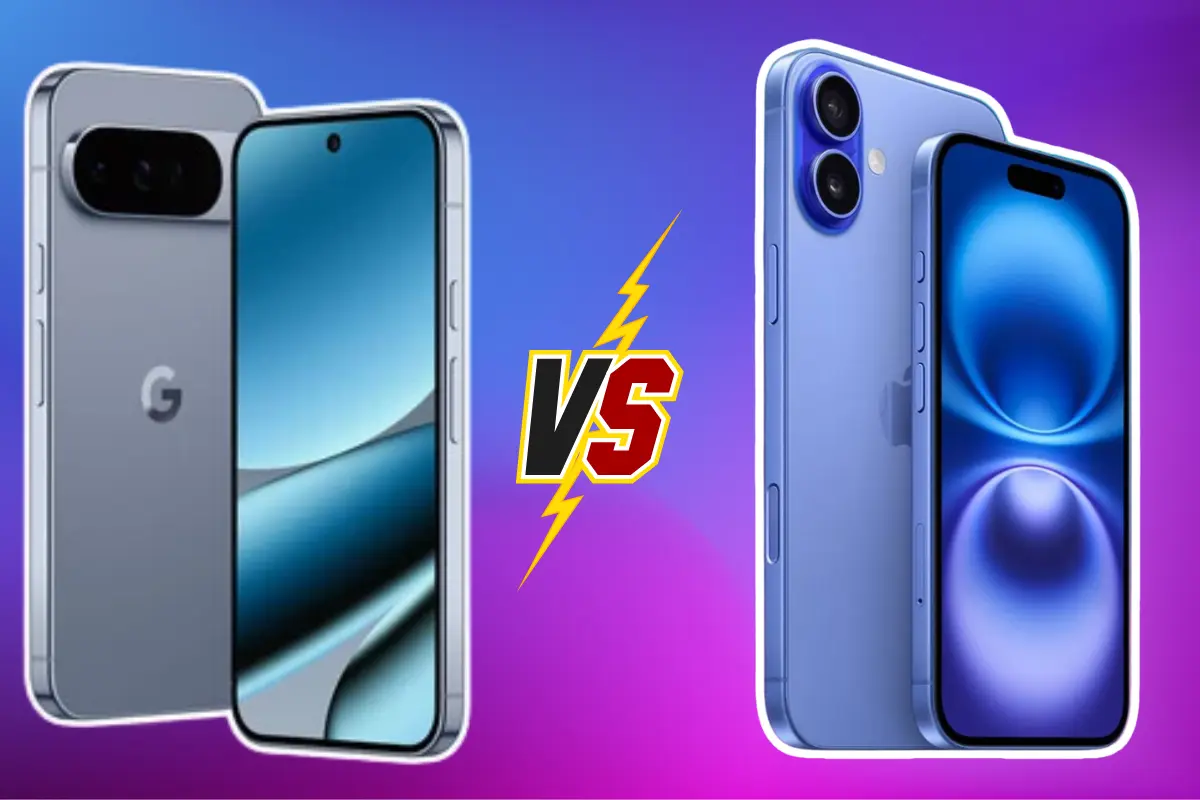 Descubre las diferencias entre Google Pixel 10 y iPhone 16 Pro Max y elige el dispositivo que se adapta a ti. Foto: Canva
