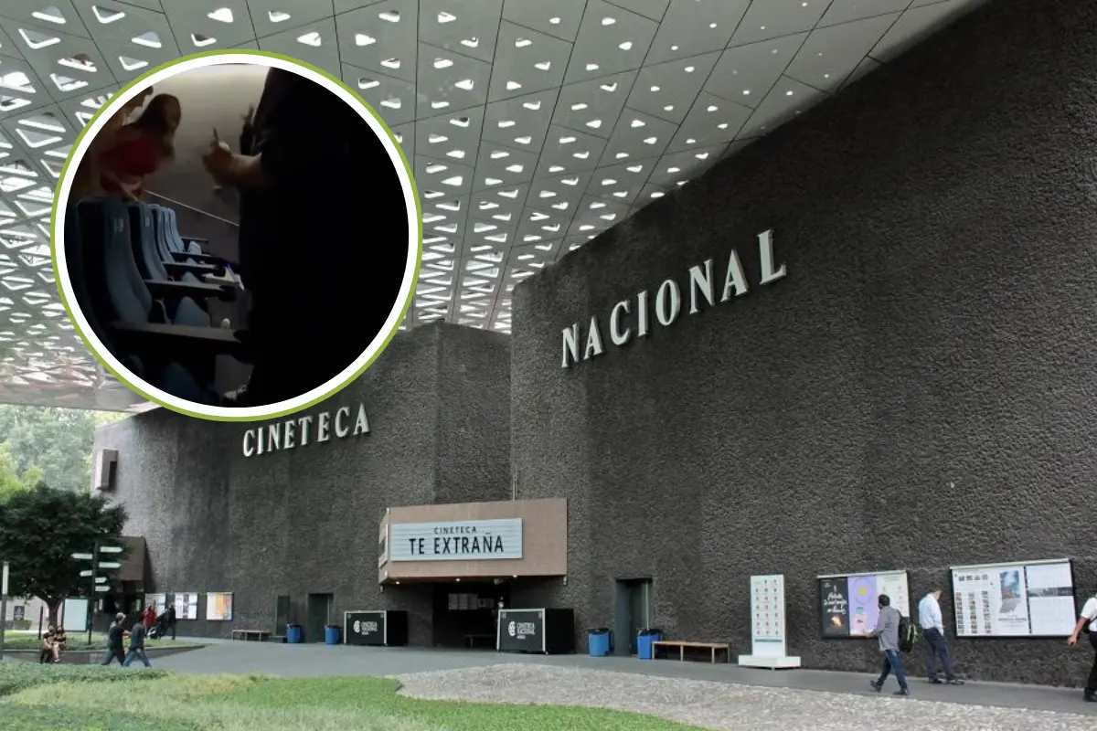 Cineteca Nacional México y discusión de Lady Cineteca. Foto: captura de pantalla y cinetecanacional.net | Canva