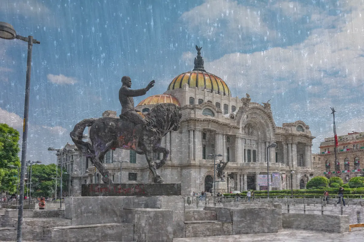 Se esperan lluvias fuertes en la CDMX. Foto: Canva