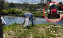 Realizan tercera jornada de recuperación del Río Tunal en Durango 