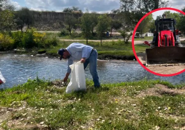 Realizan tercera jornada de recuperación del Río Tunal en Durango 
