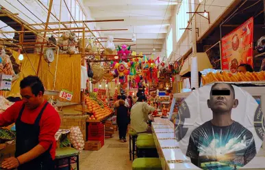 Asaltante con cuchillo filetero aterroriza mercado en Xochimilco; intentó agredir a policías