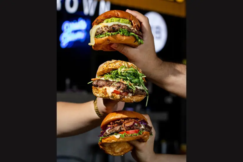 Gran variedad de hamburguesas | Foto: Perla Herrera