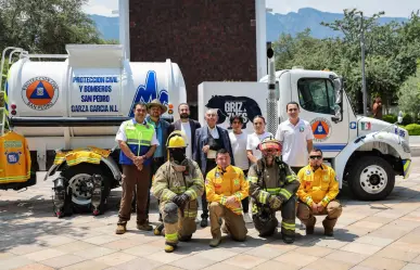 Protección Civil de San Pedro recibe donación de camión cisterna