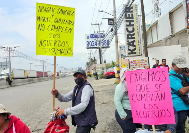 Bloqueo en la México-Cuautla: vecinos de Chalco exigen obras prometidas a autoridades