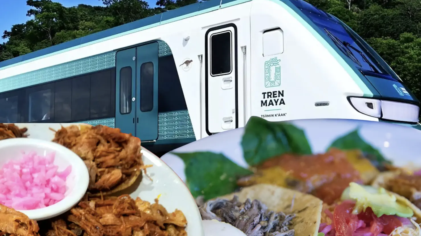Deleita el paladar realizando un recorrido gastronómico por Yucatán usando el Tren Maya, aprovechando algunos puntos en los que realiza paradas.- Fuente Canva y Tren Maya
