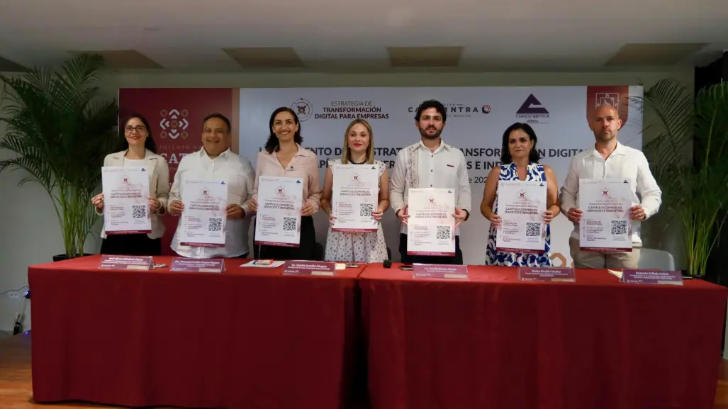 Presentan la estrategia de transformación digital: capítulo comercio, servicios e industria en Yucatán