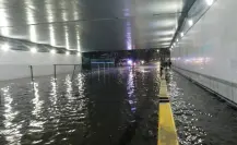 VIDEO | Activan alerta naranja en CDMX por lluvias: se inunda el bajo puente de Picacho Ajusco
