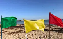 Marea roja en Yucatán: ¿Qué significa cada color de las banderas en las playas?
