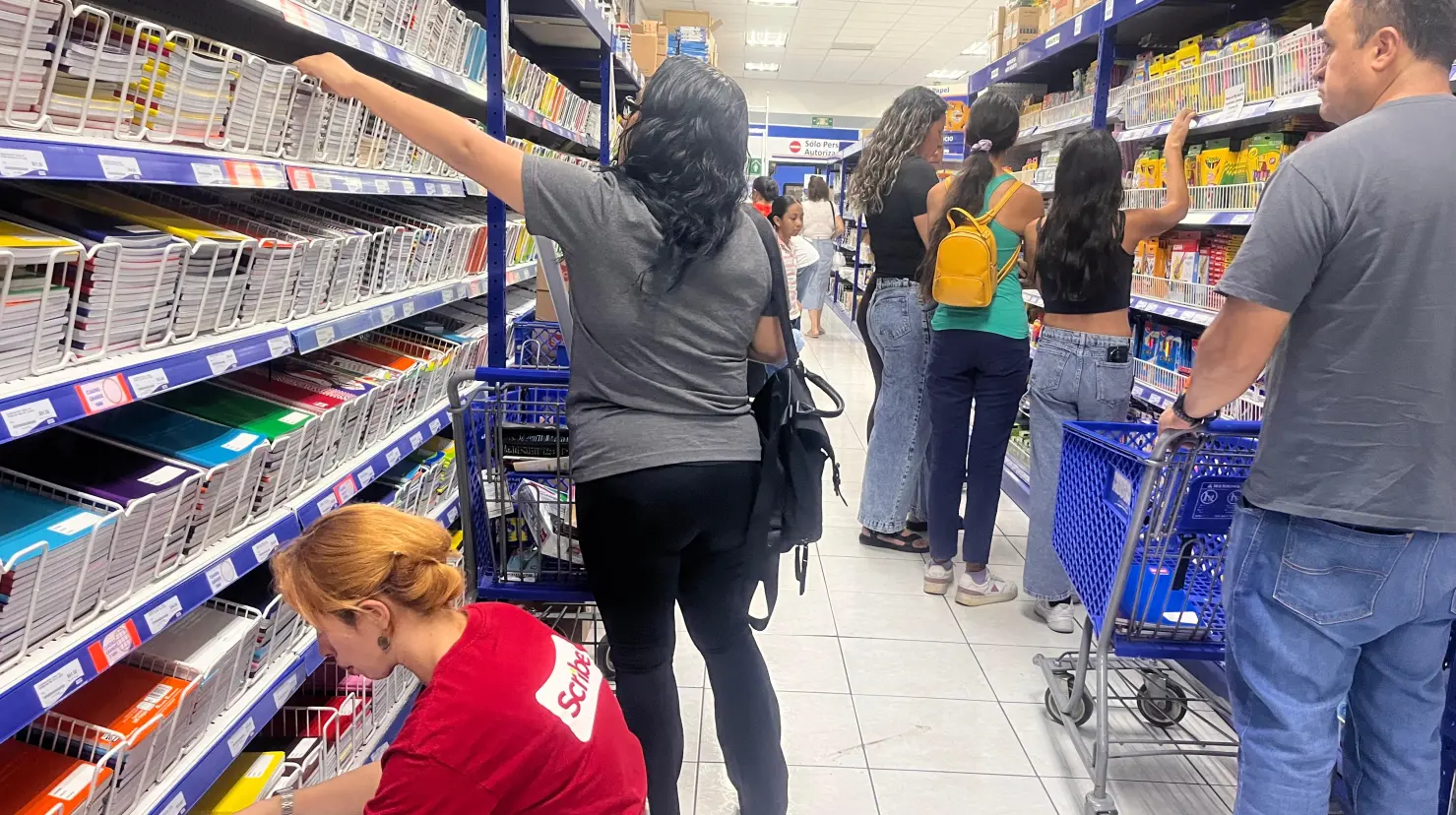 Este ciclo escolar será uno de los más caros en la compra de útiles. (Fotografía: Leslie Delgado)