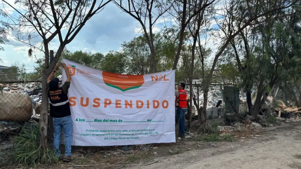 Suspenden centro de acopio en Escobedo por irregularidades ambientales