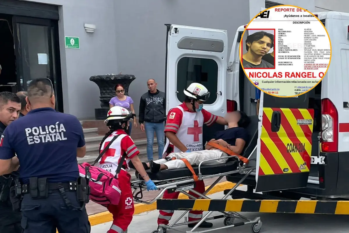 De acuerdo con testigos, Nicolás llegó desorientado al sitio y solicitó ayuda a una arquitecta y a varios albañiles que se encontraban en la obra./Foto: FB Noticias 360/ Notigarcia/ Canva