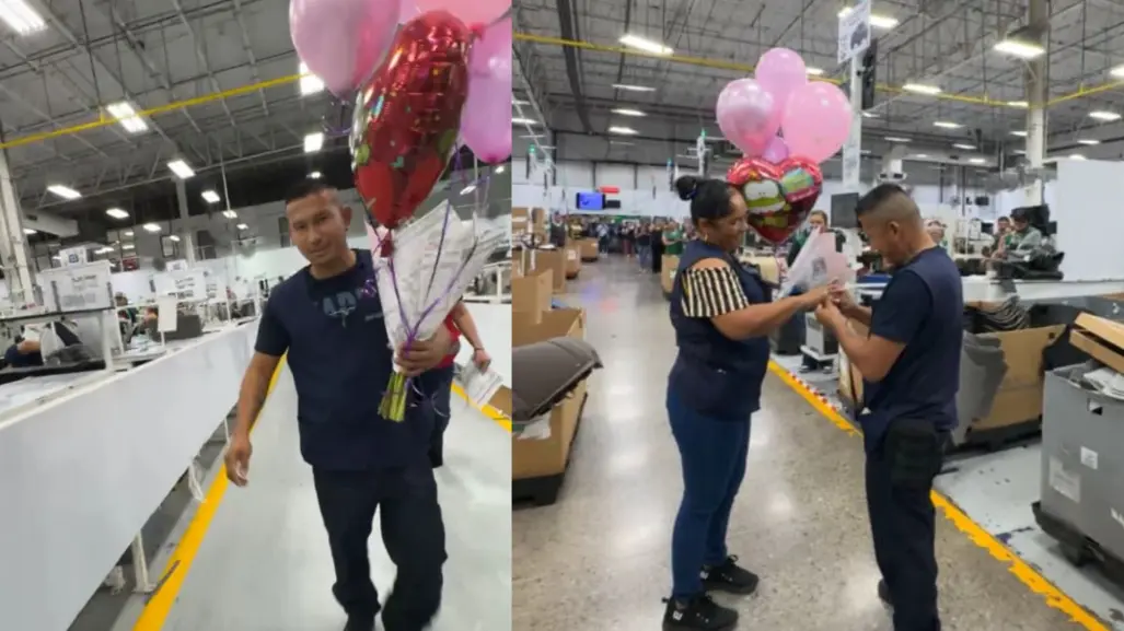 El amor también se fabrica en Jaropamex: emotiva propuesta de matrimonio en Acuña se vuelve viral