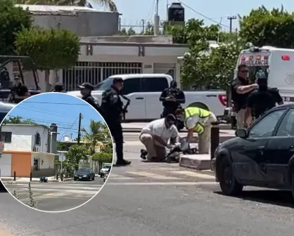 Aseguran a motociclista con arma de fuego tras balacera que dejó 2 lesionados en La Paz