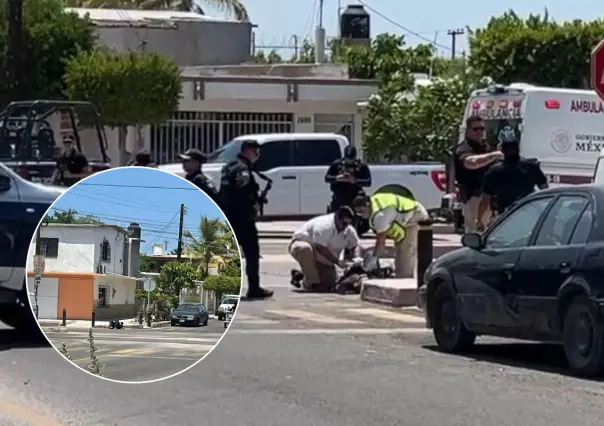 Aseguran a motociclista con arma de fuego tras balacera que dejó 2 lesionados en La Paz