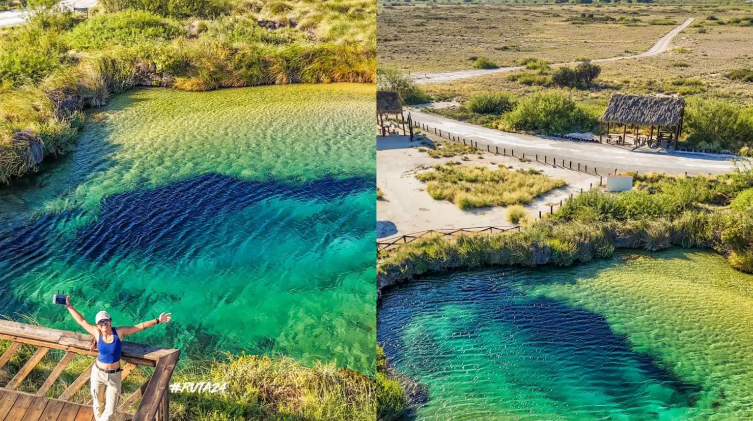 La Poza Azul de Cuatro Ciénegas es un gran lugar para visitar en Coahuila. (Fotografía: Ruta 24)