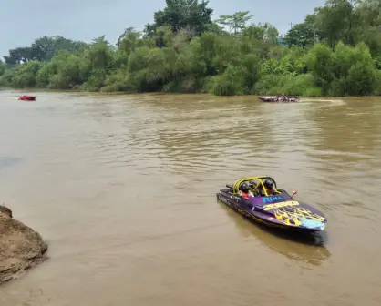 Así fue la gran carrera de motonáutica en el río Grijalva en Tabasco