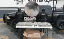 Localizan droga y arma tras accidente vial en Monterrey