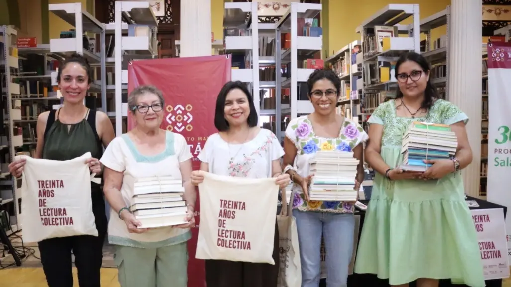 Más de 6,500 libros llegan a mediadoras y mediadores de lectura en Yucatán