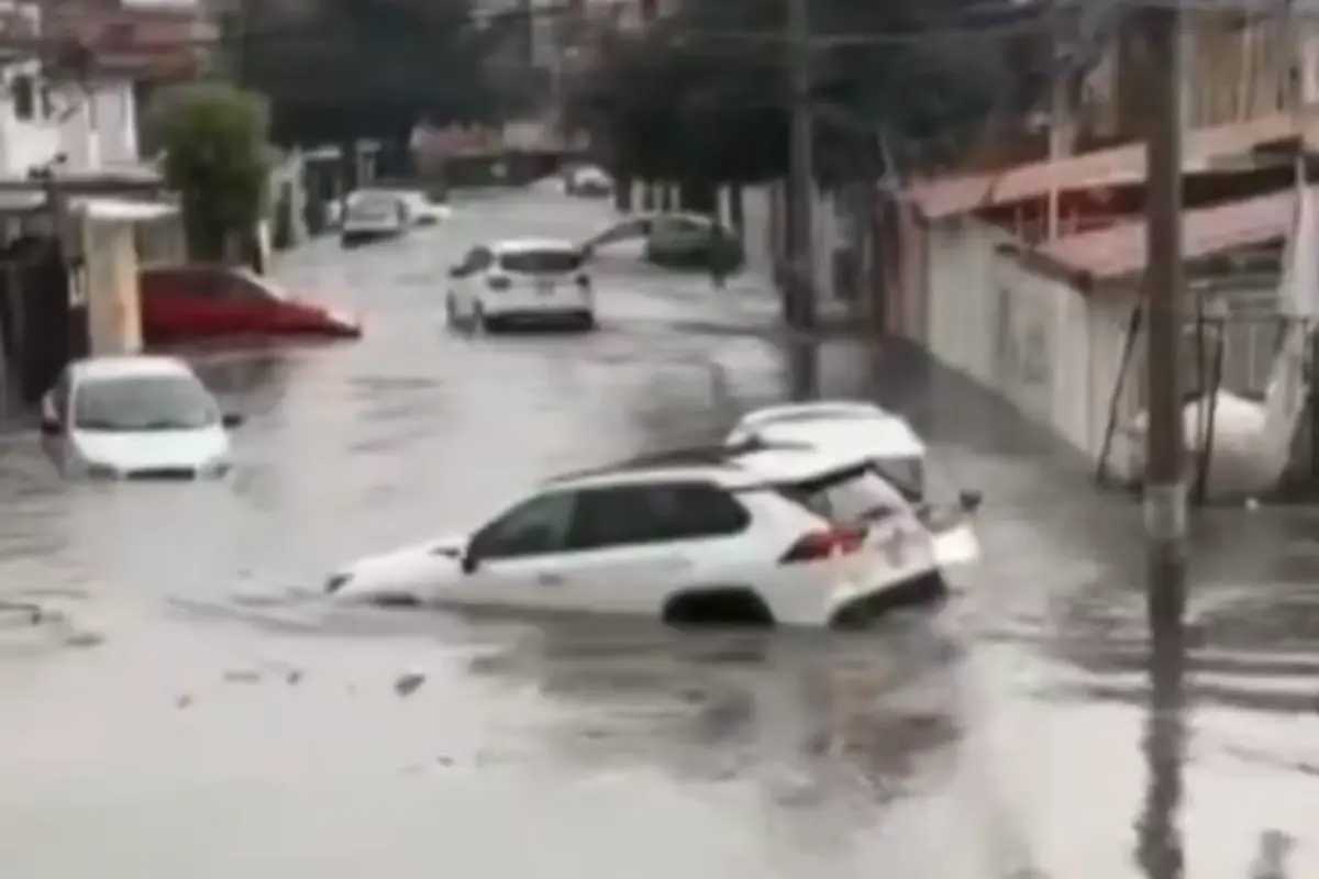 Inundaciones en el Edomex. Foto: X (@EdoMexInformate)