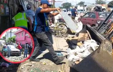 Limpian domicilio señalado de tener un foco de infección en el exterior
