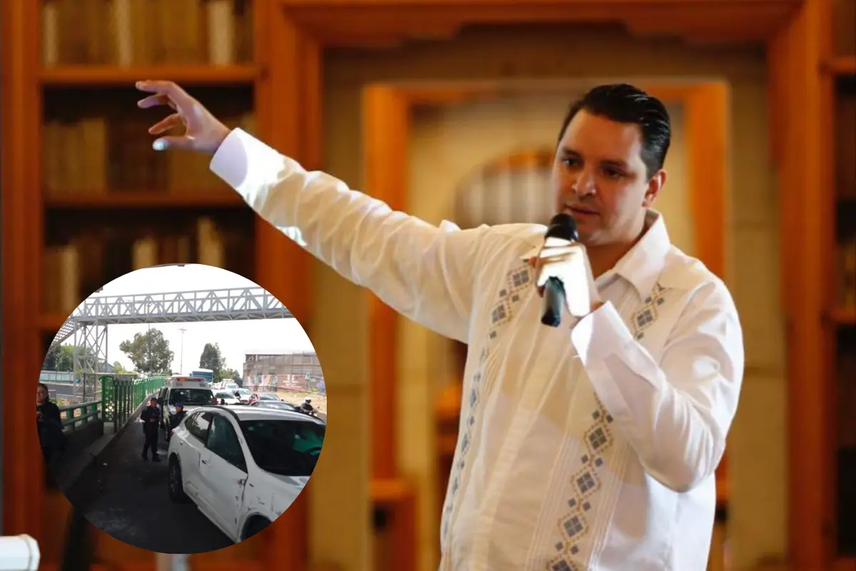 Ministro sufre accidente en la CDMX. Foto: Canva | X @AristidesRodri