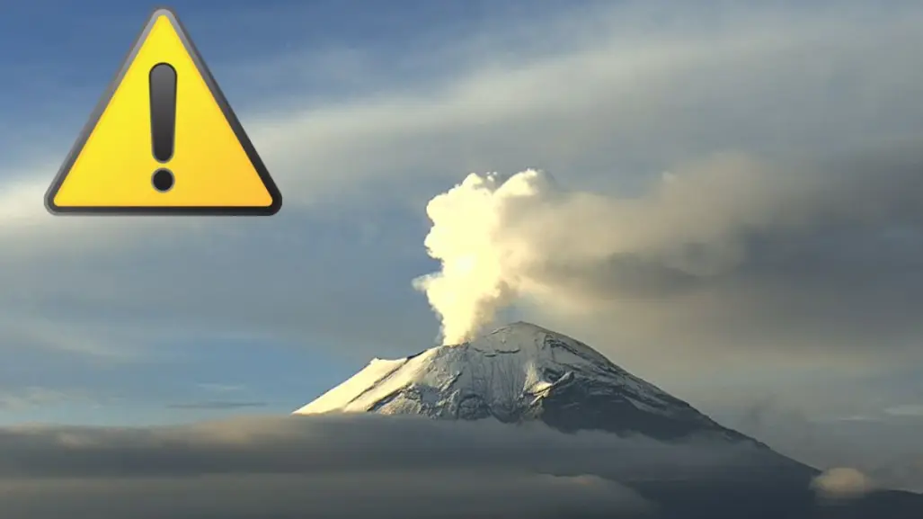 Alerta por caída de ceniza del Volcán Popocatépetl en estas zonas de CDMX