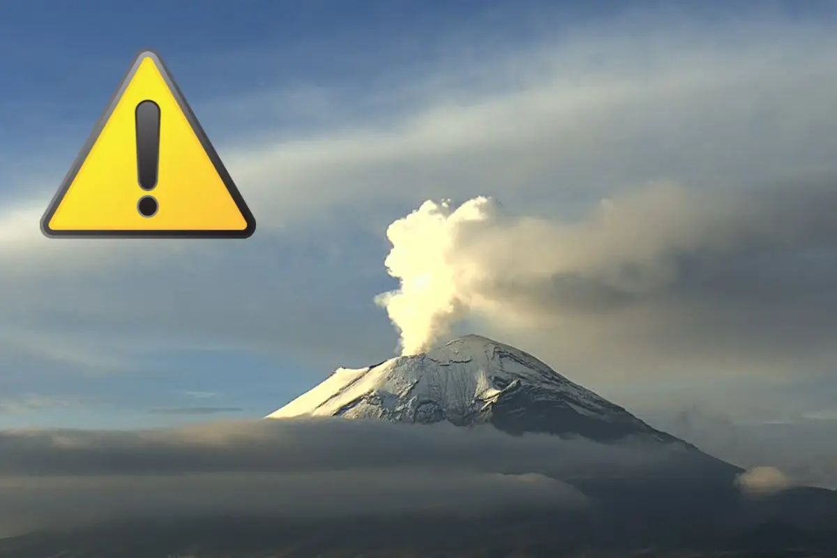 Volcán Popocatépetl. Foto: Conapred | Canva
