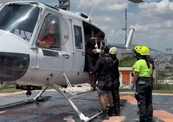 Protección Civil realiza rescate de montaña en Parque la Estanzuela